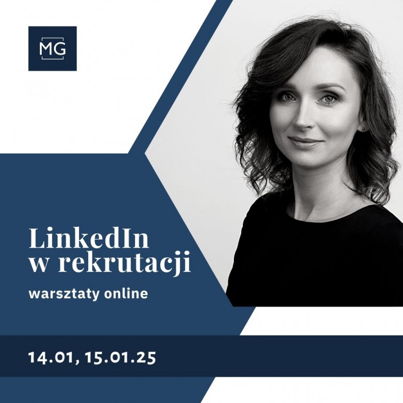 14.01, 15.01 Szkolenie online "LinkedIn w rekrutacji" z certyfikatem